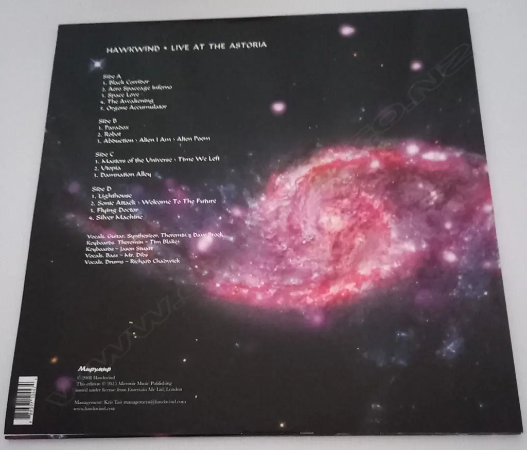 Hawkwind, Live At The Astoria (Double album) Image 1++